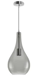 Modern Smoky Grey Glass Ceiling Pendant Light M0213