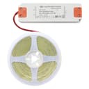 Cool White LED Tape Strip Light Continuous COB Illumination 5 Metres 12V