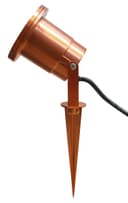 Outdoor Ground Spike Light Stainless Steel Copper Finish Adjustable Head ZLC085S