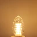 4w Crystal LED Candle Bulb E14 Warm White 