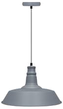 Modern Pendant Ceiling Light Grey Shade 