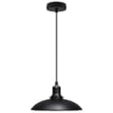 Hanging Ceiling Pendant Lampshade Black Metal 