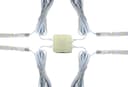 4 x 30cm Plug In LED Under Kitchen Cupboard Cabinet Strip Light Warm White