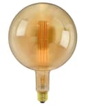8w Antique Vintage LED Over Sized Globe E27 Smoked Glass G200
