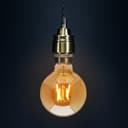 Retro Vintage LED 2w Globe Edison Style Filament Bulb Smoked Gold Glass G95 E27 Edison Screw
