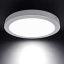 18w LED 6500K Round Surface Mount Ceiling Panel Cool White 