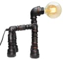Retro Vintage Robot Pipe Steampunk Industrial Dog Table Lamp M0186P with G95 4W