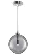 Modern Vintage Ceiling Smoked Grey Globe Pendant Light M0211