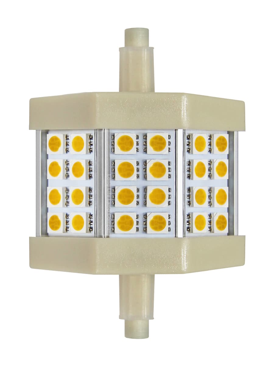 4.5w Warm White 3000K J78 R7s SMD LED Light Replacement For Halogen J78