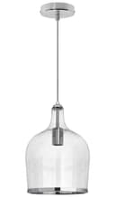 Modern Clear Transparent Glass Ceiling Pendant Shade Bell Bubble Effect H3022