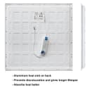 48W LED Backlight Recessed Ceiling Panel 600 X 600 Very High Lumen 3000K Warm White