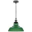 Industrial Smoked Green Glass Ceiling Pendant Light Bowl Lamp Shade K422