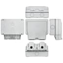13A 2 Gang Weatherproof Double Outdoor Switched DP Socket IP66 ODS1
