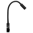 3W LED Adjustable Black Wall Mounted Reading Light with Flexible Arm Warm White 3000K BW03