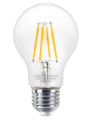 10 Pack Vintage 4W LED A60 Filament Light Bulb E27 Clear Glass Warm White 2500K