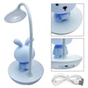 Blue Bunny LED Reading Light Touch Control Table Lamp USB Rechargeable BDL01BL