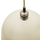 Large Vintage Ceiling Pendant Light Shade Metal Cream Finish 