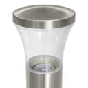 Modern LED Bollard Light Stainless ZLC310K with Warm White 5w E27 Clear Candle
