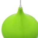 Green Lamp Shade Ceiling Pendant Light Metal Dome Gloss Finish 