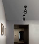 Black Adjustable Retro Industrial Ceiling Spot Light Single Eyeball 