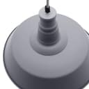 Modern Pendant Ceiling Light Grey Shade 
