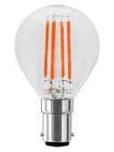 4w LED Golf Ball Purple Light Bulb B15 Clear Glass