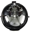 Gloss Black Chrome 3 Way Adjustable Eyeball Ceiling Spotlight GU10