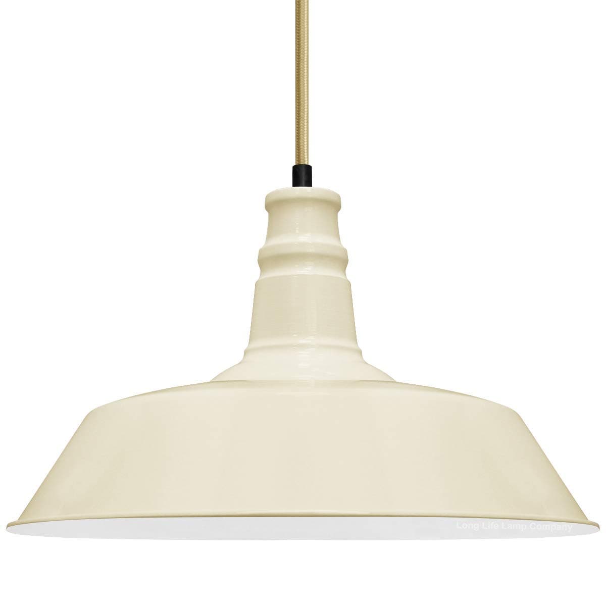 Modern Pendant Ceiling Light Shade Cream Colour 