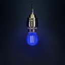 Ambient Fireglow 4w LED Golf Ball Blue Light Bulb B22 Bayonet Clear Glass