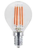 4w LED Golf Ball Purple Light Bulb E14 Clear Glass