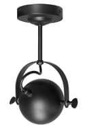 Black Adjustable Retro Industrial Ceiling Spot Light Single Eyeball 