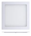 18w LED Square Recessed Ceiling Panel White 4000K 