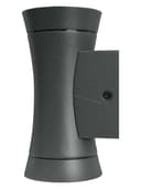 Black Outdoor Double Wall Light Cone Shape ZLC313