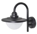  7w Outdoor Garden LED Wall Light Lantern Shade Black with Opaque Cover ZLC317