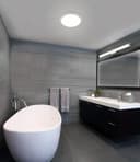 18w Round LED Ceiling Light Flush Mount IP54 6500k Bright Daylight 1202AF 