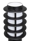 Modern Outdoor Bollard Light Stainless Steel Opaque Diffuser ZLC309BK