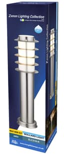 Modern Outdoor Bollard Light Stainless Steel Opaque Diffuser ZLC316K