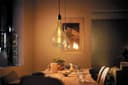 8W Pear Shape Antique Vintage LED E27 Large Smoked Glass PS160