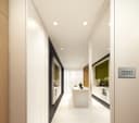 Light Switch 4 Gang 2 Way Gloss Brushed Chrome Wall Switch Screwless Finish N308DME