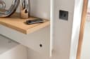 LED Dimmer Switch Black Nickel 800w 2 Gang 400w x 2 Single Pole Screwless N354GME