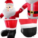 Outdoor Santa Claus Self Inflating with Plug 6ft Father Christmas LED Illuminated