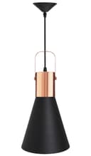 Retro Industrial Rose Ceiling Pendant Black Metal Light Shade