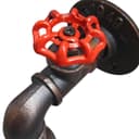 Industrial Single Head Rustic Water Pipe Wall Light Fixture