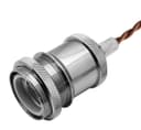 Industrial Vintage Ceiling Pendant Lamp Holder Chrome E27 Fitting