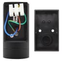Black Stainless Steel Single Outdoor Wall Light IP65 ZLC018B