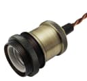 Industrial Vintage Ceiling Pendant Lamp Holder Brass E27 Fitting 