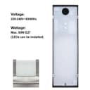 Stainless Steel IP44 Front Door Side Light ZLC032