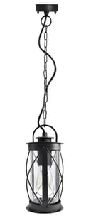 Hanging Lantern Light Black with Chain ZLC013