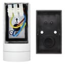 Matt White Single Stainless Steel Outdoor Wall Light ZLC053W
