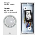 Matt White LED Modern Double Outdoor Wall Light Up/Down Garden Light ZLC055W 